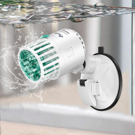 Pawfly Wave Maker for Aquarium, 500 GPH Aquarium Powerhead, Quiet Submersible Wavemaker for Fish Tanks up to 35 Gallons, Water Circulation Pump with Strong Suction Cup Base