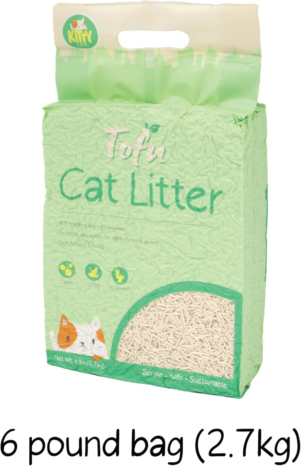 Kitty City Tofu Litter 6LB