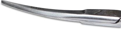 Mars Professional Stainless Steel Curved Scissors Shears, Microserrated, Blunt Points, 5" Length