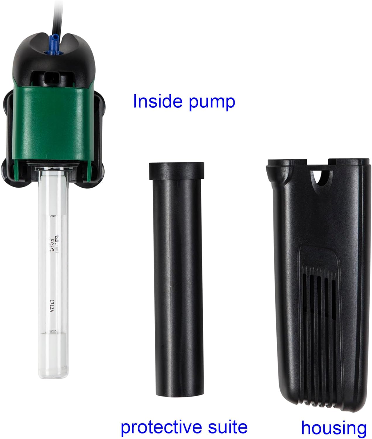 Internal Green Water Killer Aquarium Filter Tank U-V Pump