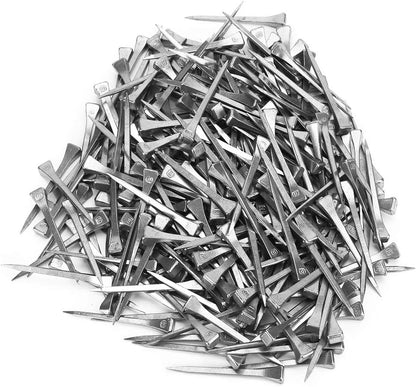 250PCS E6 Horseshoe Nails, Steel Hoof Pegs Horseshoe Nails with Good Elasticity for Horse Training, Secure Firmly, High Tensile Strength Farrier Tools, Lightweight