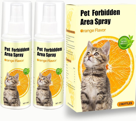 Cat Deterrent Spray – Anti-Scratch Cat Spray 100% Natural, Plant-Based Formula to Stop Scratching