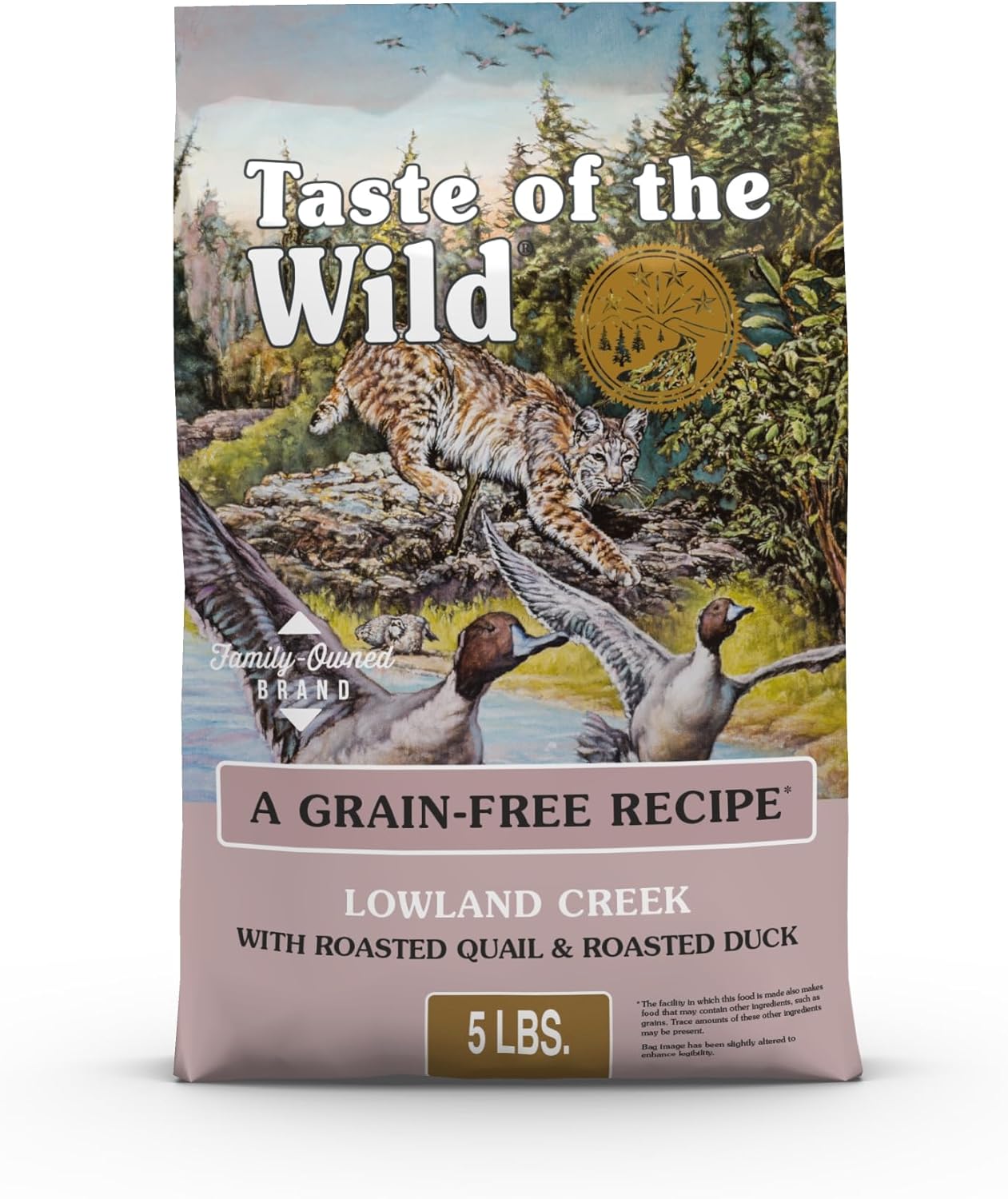 Taste of The Wild High Protein Real Meat Recipes Premium Dry Cat Food with Superfoods and Nutrients Like Probiotics, Vitamins and Antioxidants for Adult Cats and Kittens 5lb (Pack of 1)
