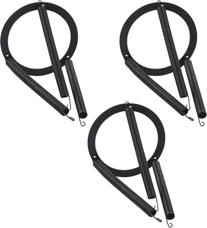 Mounting Spring Clips for Reptile Habitat Lighting Domes, Fits most reptile lighting domes,terrarium mesh screens, and heat lamp covers, 5.5"/8.5" Domes,Most Standard Domes and Screen Covers (3 pack)