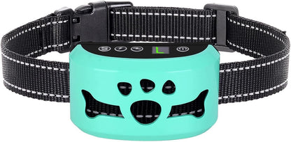 Dog Bark Collar, Anti Bark Collars for Large Medium Small Dogs with 7 Level Sensitivity Adjustable and 4 Stop Barking Modes, Rechargeable Bark Collar No Shock for Dogs with Beep Vibration Shock