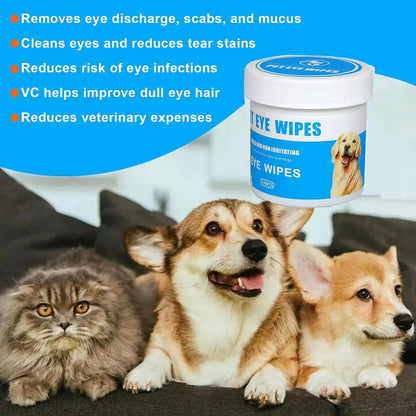 Lick Mat for Dogs, Dog Lick Mat with Suction Cups and Pet Eye Wipes for Dogs, Natural Dog Wipes for Paws and Butt