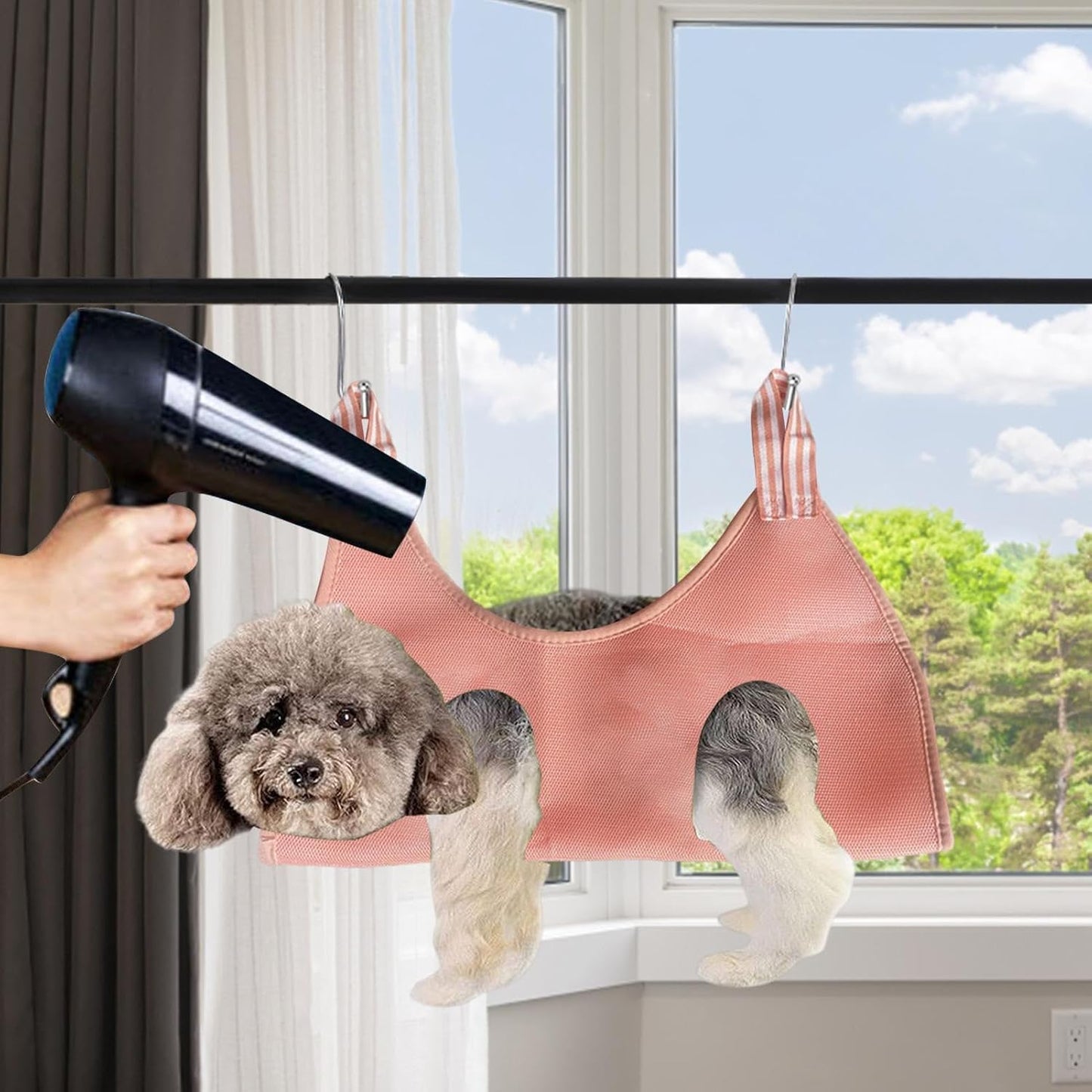 Dog Grooming Hammock,Dog Hammock Helper | Relaxation Helper for Dogs, Breathable Cat Hammock for Nail Cutting