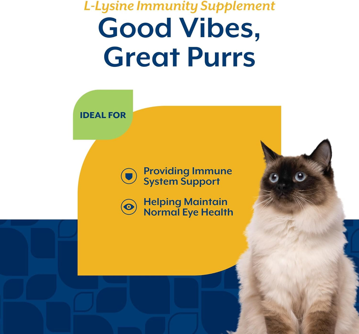 NaturVet L-Lysine Immune Support Plus Antioxidants Cat Supplement – Helps Support Eye Health, Immune System for Cats – Includes Amino Acids – 60 Ct. Soft Chews, 30-Day Supply