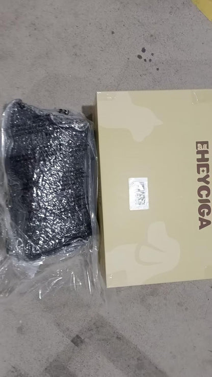 EHEYCIGA Curved Dog Stairs Ramp for Small Dogs 15.7" H, 3-Step Dog Steps for Couch Sofa and Chair, Pet Stairs for Cats, Non-Slip Balanced Pet Steps Indoor, Grey