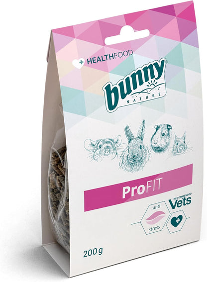 Bunny Nature Profit Supplement for Rabbits, Guinea Pigs, Chinchillas & Degus | Stress, Digestive & Immune Support | Promotes Healthy Coat, Vet Recommended | 6.4 oz