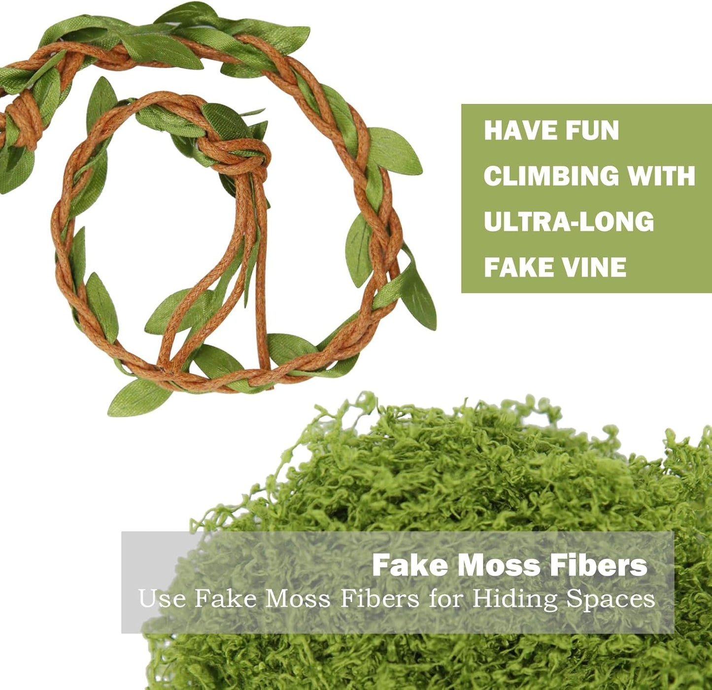 Reptile Hide with 2pcs Strong Magnet, Leather Jumping Spider Hideout with Magnet - Mesh Natural Habitat Decor for Spider Enclosures, Reptiles & Amphibians - Secure Hiding Cave Accessories