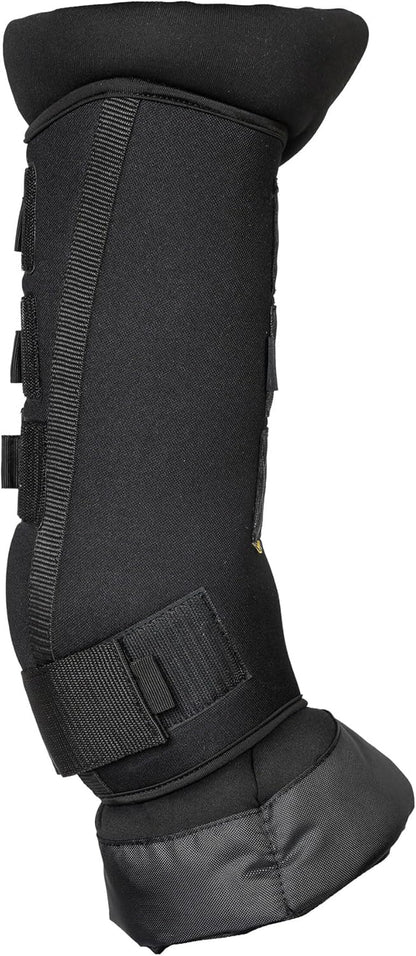 Back on Track Royal Quick Wraps Deluxe for Horses 2033 with Welltex Technology, Sold in Pairs, Black, Large (16")