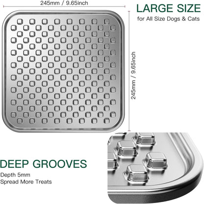 Lick Mat + Water Bowl Set