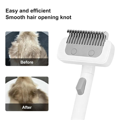 Undercoat Shedding Brush for Dogs & Cats, Grooming Comb for Long Hair, Dematting Comb, Deshedding & Dematting Tool, for Cats & Small/Medium Dogs