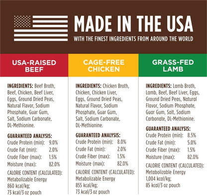 Instinct Healthy Cravings Grain Free Recipe Variety Pack Natural Wet Dog Food Topper by Nature's Variety, 3 oz. Pouches (Pack of 12)