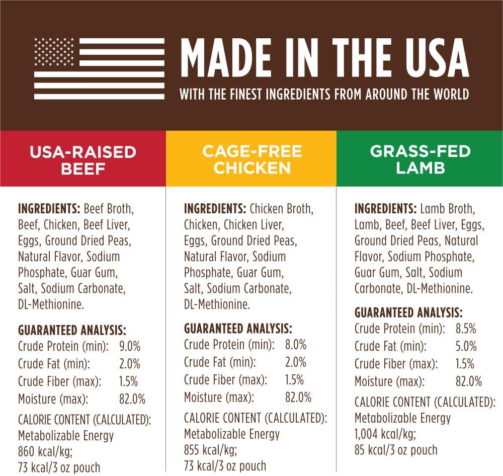 Instinct Healthy Cravings Grain Free Recipe Variety Pack Natural Wet Dog Food Topper by Nature's Variety, 3 oz. Pouches (Pack of 12)