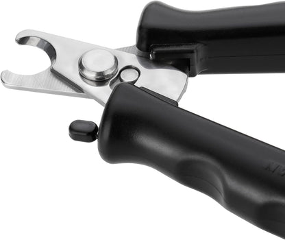 Tweezerman Small Nail Clippers for Dogs & Cats, Manual Professional Dog & Cat Nail Trimmer with Ergonomic Handle