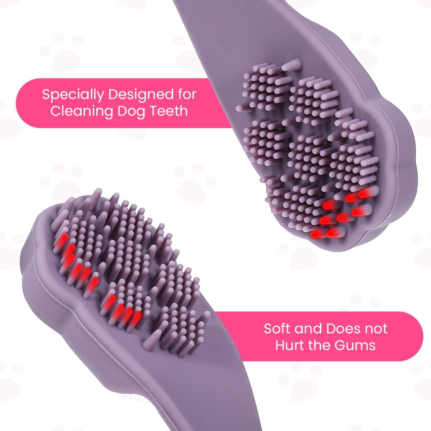 8 Pack Silicone Dog & Cat Finger Toothbrush Kit, Food Grade Toothbrush for Dog, Safe, Non-Toxic, Easy Teeth Cleaning, Prevents Bad Breath & Oral Inflammation