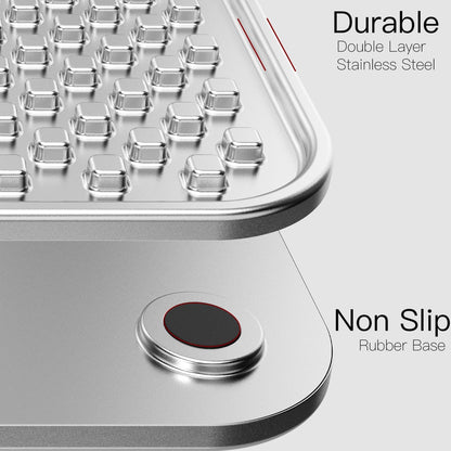 Stainless Steel Lick Mat+Water Bowl