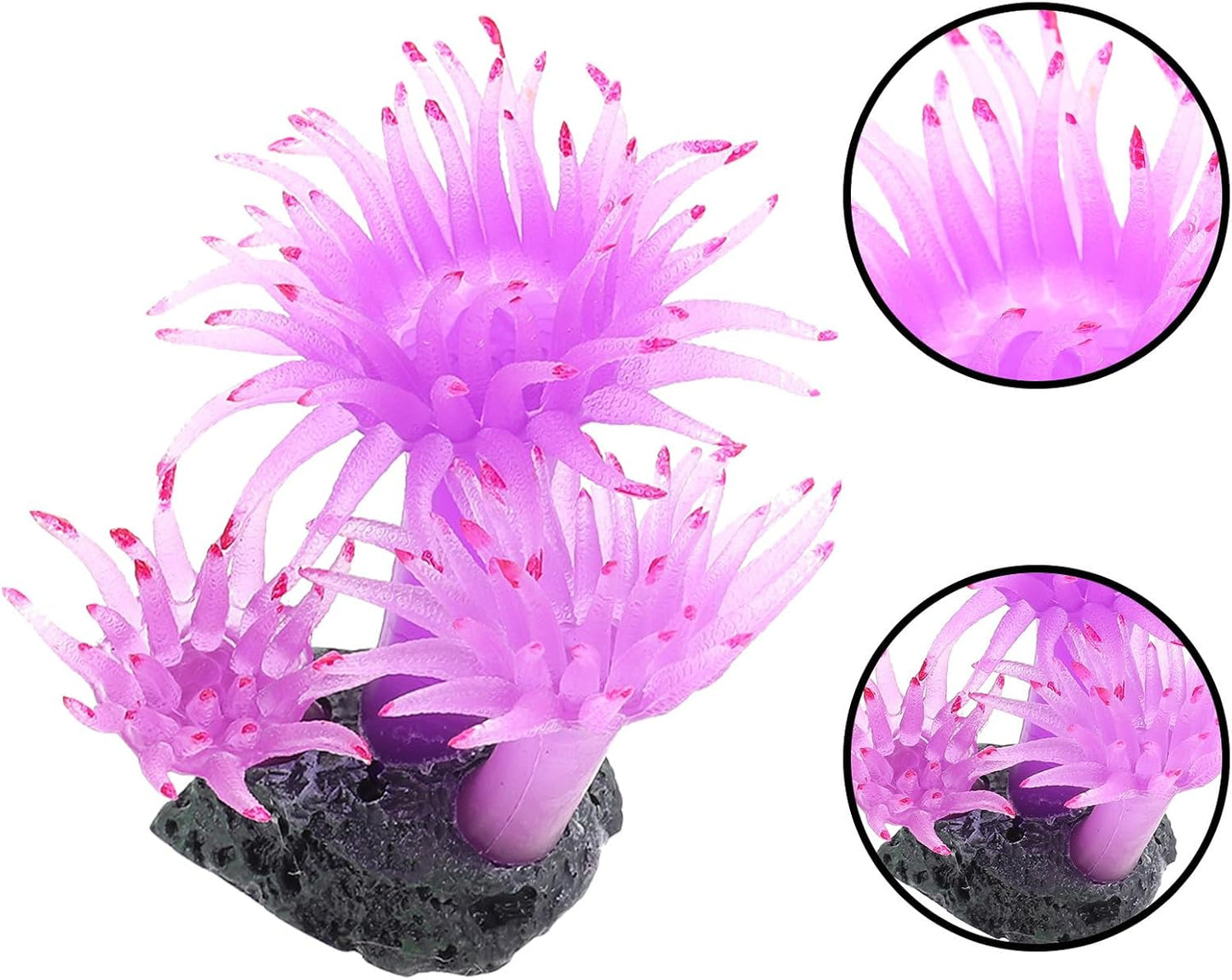 Artificial Plastic Coral Plant Aquarium Ornament Simulation Aquarium Decor Red Plastic Fish Tank Decoration for Home and Office Fish Tanks