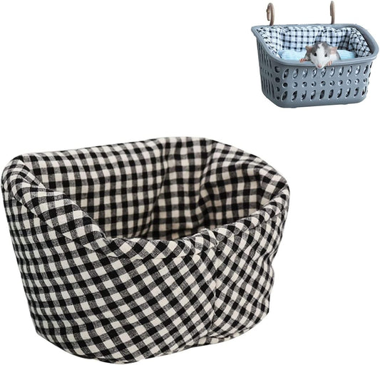 JWShang Bed Mat for Rat Hammock - Warm Hanging Basket With Replaceable Removable Nest Mat for Small Animals: Hamster, Sugar Glider (Only for Small Size Hammock)