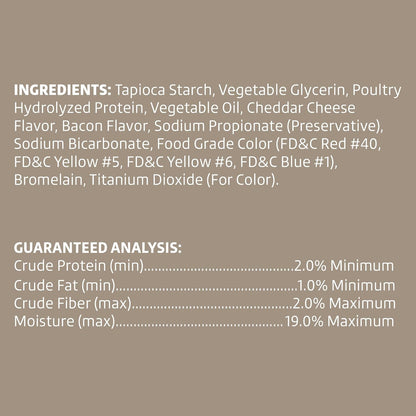 Wonder Bound Bacon & Cheese Flavor Dog Twist Sticks - 55 Count - Rawhide-Free Dog Treats, Dental Health Chews for Plaque & Tartar Control, Easy to Digest, Long-Lasting