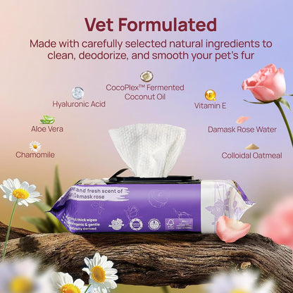 HICC PET Grooming Wipes and PET Eyes Wipes