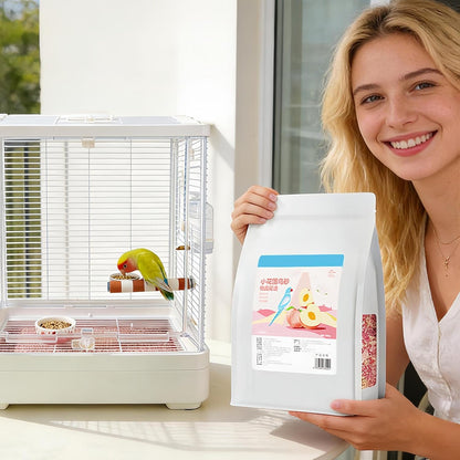Bird Bedding for Cage - Bird Nesting Odor Control Litter Sand - Cage Odor Control Bedding - for Conure Parakeet Cockatoo Lovebird Canary Cockatiel