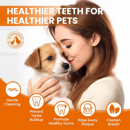 Pet Wipes (50 pcs) - Effective Oral Care for Pets