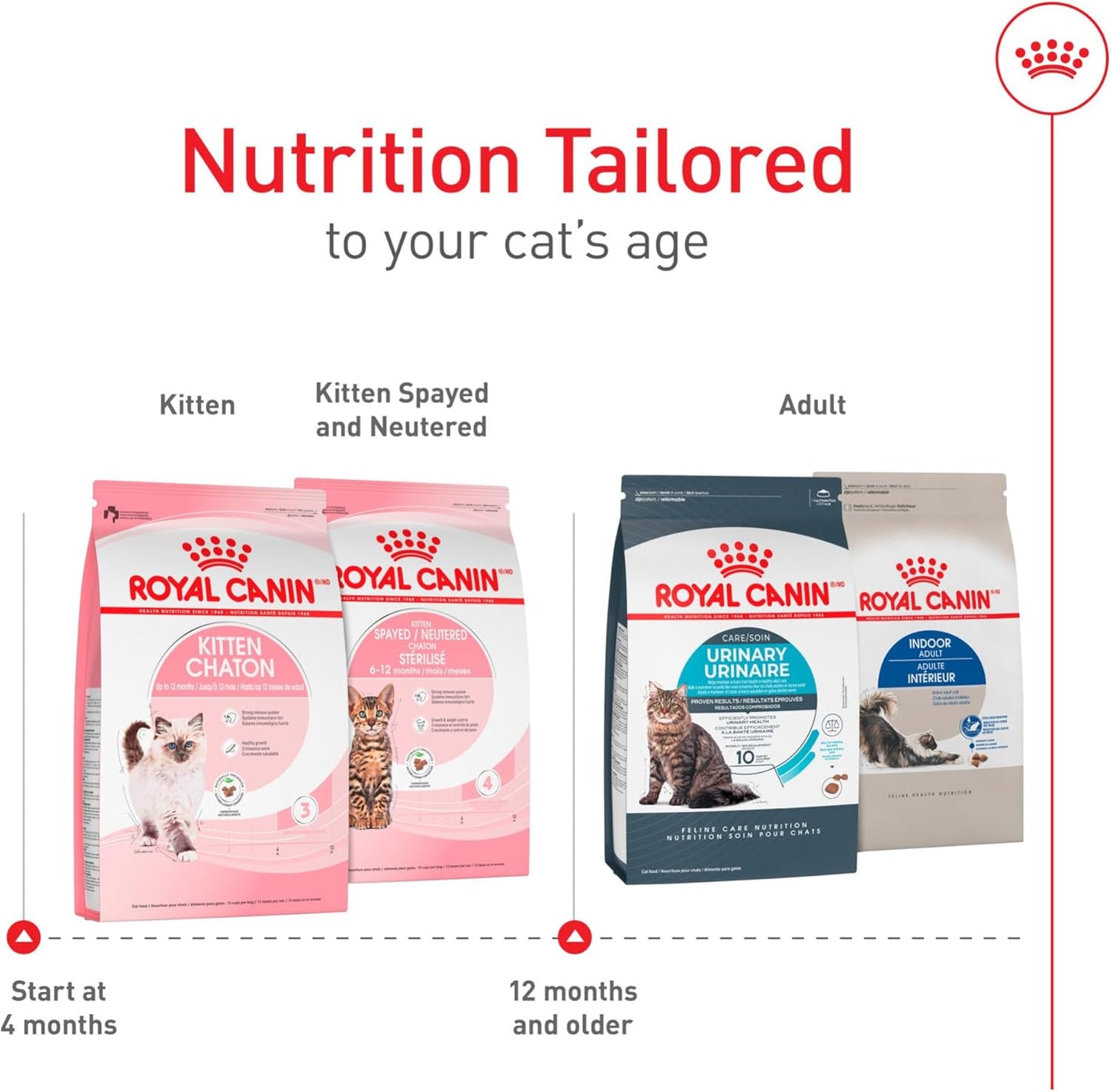 Royal Canin Feline Health Nutrition Kitten Dry Cat Food, 7 lb Bag