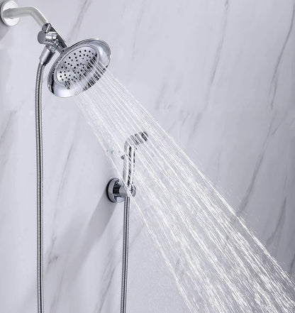 G-Promise Dog Shower Sprayer Attachment for Fast and Clean Pet Showering, Multifunctional Shower, Metal Diverter, 100 Inch Extra Long Hose, No Drill Hook, Dog Washing-Bathroom (Chrome)