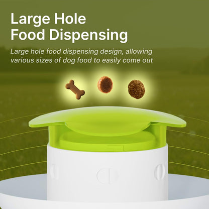 Dog Slow Feeder Bowl – Interactive Puzzle Feeder for Dogs – Fun Eating Game to Slow Down Fast Eaters – Non-Slip Design – Food & Water Bowl for Small, Medium & Large Dogs – Green