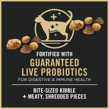 Purina Pro Plan Complete Essentials Shredded Blend Chicken and Rice Formula Adult High Protein Cat Food - 6 lb. Bag