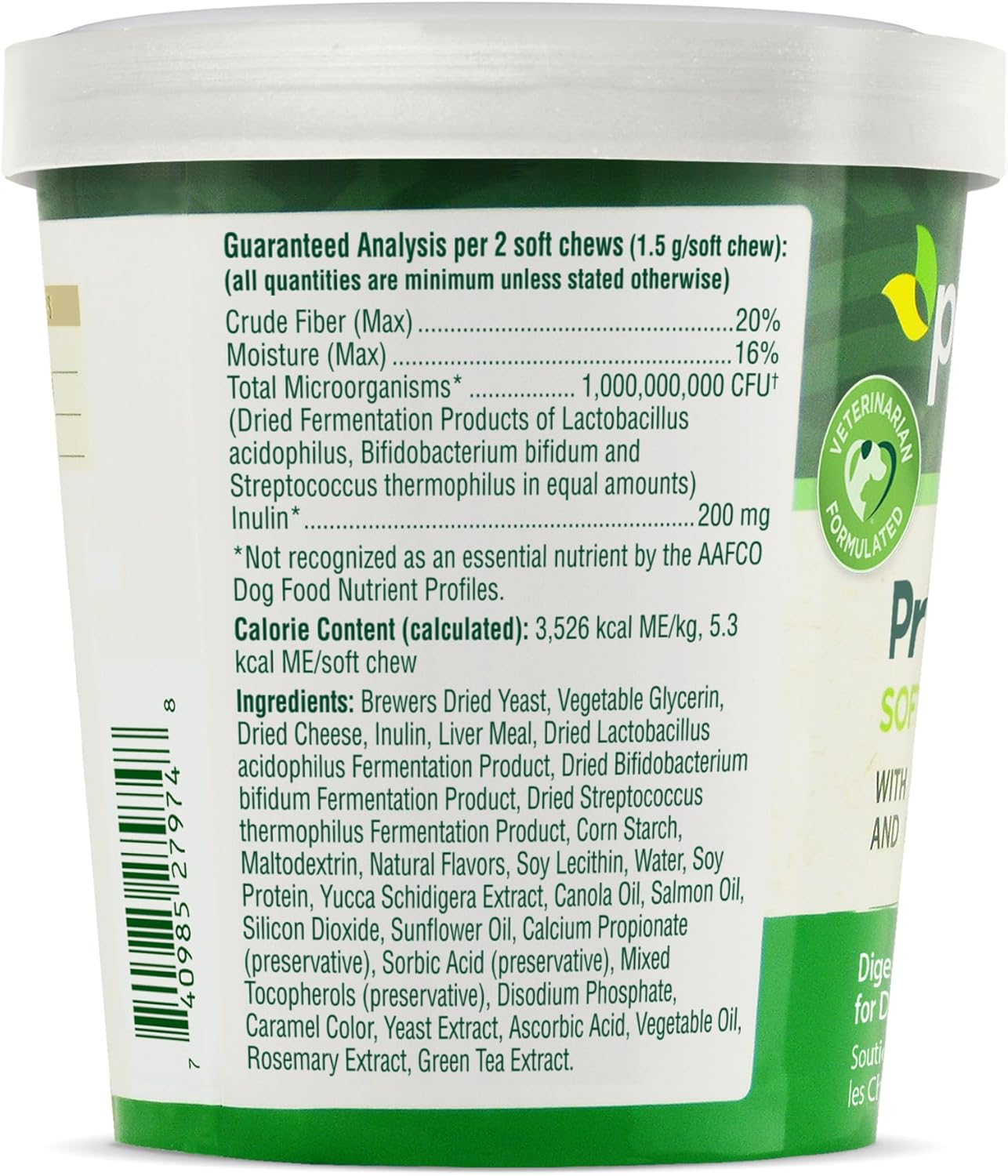 PetNC Natural Care Liver Flavor,Cheese Pre & Probiotic Soft Chews for Dog 120 ct (Pack of 1) (Packaging May Vary)