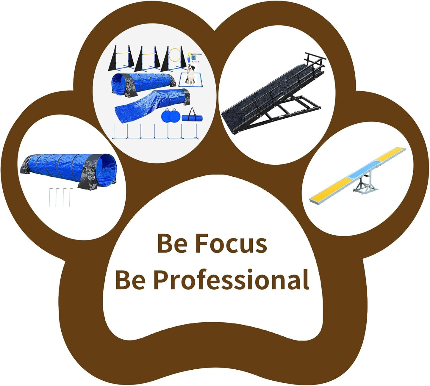 Dog Ramp for Bed - 65" Length, Supports up to 32" Height,Includes Non-Slip Replaceable Carpet, Safety Rails & Landing Platform,Adjustable & Foldable Pet Ramp for Large/Senior Dogs to Get on Bed-Black