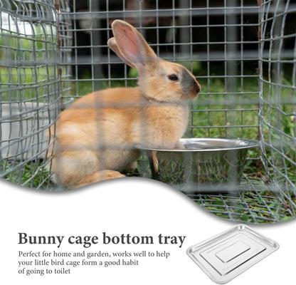 BESPORTBLE Heavy Duty Replacement Dog Crate Pan - Chew-Resistant Metal Tray for Pet Kennels Durable Floor Protection Easy Dogs and Cats 31cm X 21cm X2 cm