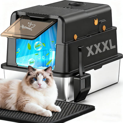 L8 Ultra Litter Box & Cat Litter Deodorizer