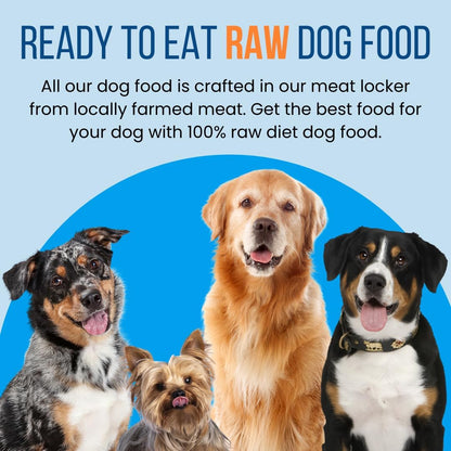 Premium Freeze-Dried Raw Beef Patties for Dogs – 100% USA-Sourced Raw Meat Dog Food – Grain-Free, No Fillers, High Protein Nutrition for Small & Large Breeds
