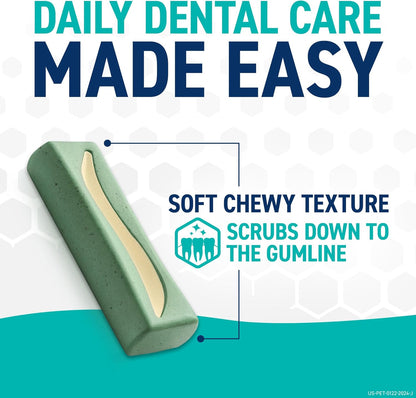 ORAVET Dental Chews for Dogs, Oral Care and Hygiene Chews (Large Dogs, Over 50 lbs.) Pink Pouch, 14 Count