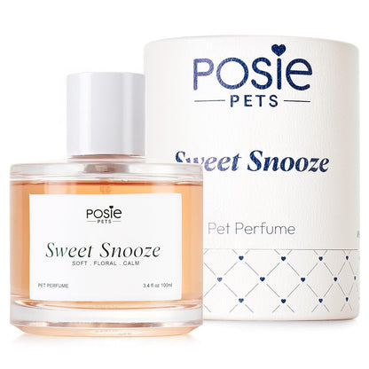 Dog Cologne Spray with Long Lasting Jasmine, Musk, and Vanilla Scent - Vegan Alcohol-Free Pet Deodorizer for Smelly Dogs - Water-Based Luxury Puppy Grooming Fragrance - Sweet Snooze, 100ml