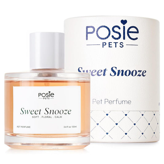 Dog Cologne Spray with Long Lasting Jasmine, Musk, and Vanilla Scent - Vegan Alcohol-Free Pet Deodorizer for Smelly Dogs - Water-Based Luxury Puppy Grooming Fragrance - Sweet Snooze, 100ml