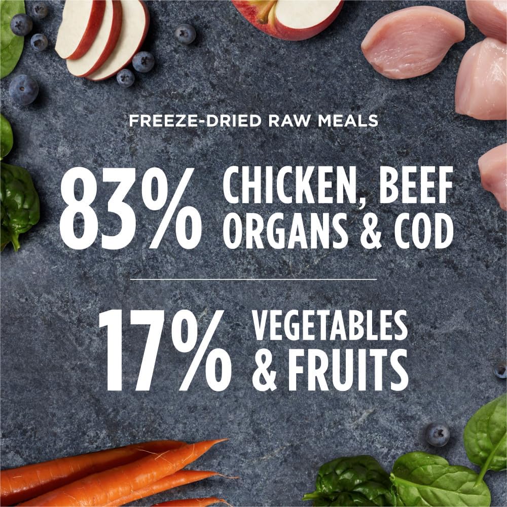 Raw Meals Freeze-Dried Puppy Chicken Dog Food, 25 oz. Bag