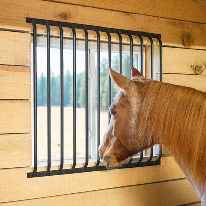EASY-UP Schneiders Pro Bar Panels for 3'x3' Window | Horse Stall Safety Upgrade | Heavy-Duty Steel Protection for Barn & Equestrian Spaces