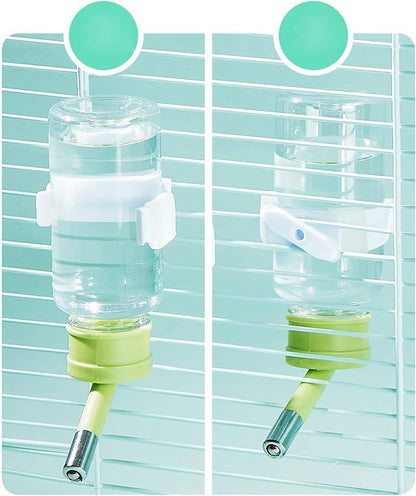 Automatic Hamsters Water Bottle Hanging Water Dispenser Bead Head Watering Bottle Drinking Supply for Small Animals Pet Supplies