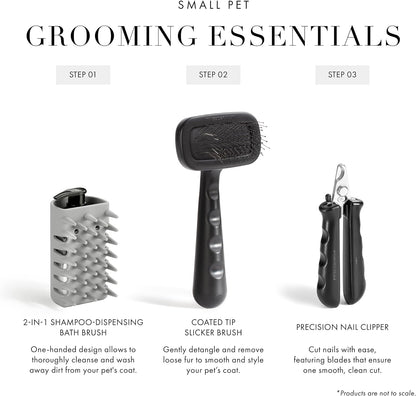 Tweezerman Small Nail Clippers for Dogs & Cats, Manual Professional Dog & Cat Nail Trimmer with Ergonomic Handle