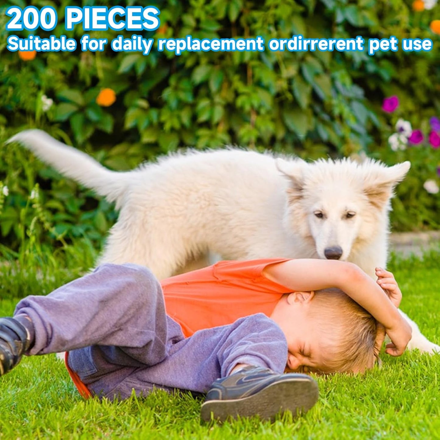 200 Pcs Dog Toothbrush Dual Headed Dental Brushes Puppy Tooth Brushing Kit Long Handle Toothbrush for Small to Large Dog, Cat, Puppy & Kitten, 10 Colors