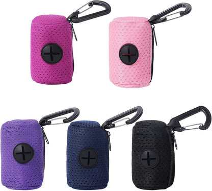 PANGBOER Dog Poop Pickup Bag Dispenser Convenient Pet Waste Bag Dispenser for Dog Pooper Pet Outdoor Walking Poop Bag Holder