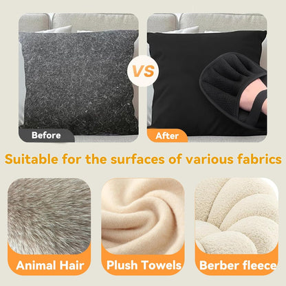 Christmas Stocking Stuffer Pet Hair Removal Glove,Pet Hair Remover for Cat & Dog,New Upgraded Electrostatic Gloves Pet Hair,Reusable Electro Static Pet Hair Remover Electrostatic Gloves