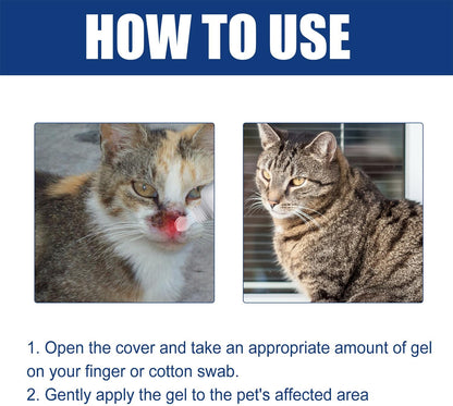 JoanofArc Pet Dog Wound Care Hydro Gel&Dog Hot Spot Gel -Cat Healing Aid for Wounds,Helps with Cuts,Bites,Ulcers & Burns,Relieves Skin Allergies& Itchy Skin,Dog First Aid Kits, 20ml x 2 Pack