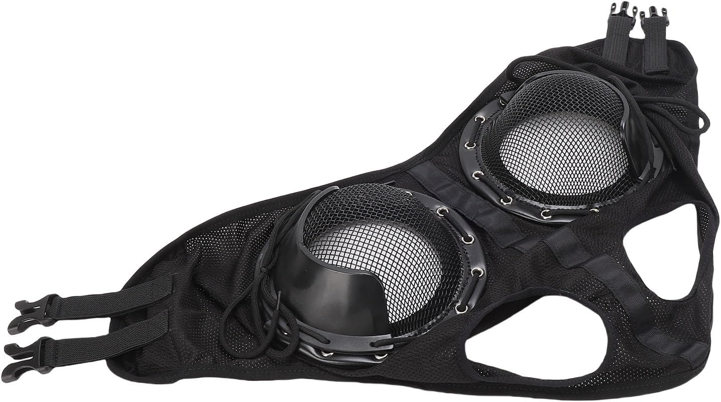 YOUTHINK Horse Racing Goggles, Sandproof Eye Cover with Detachable Half Cover for Sand Protection and Fly Control, Adjustable Blinkers for Horses in Muddy or Dusty Conditions